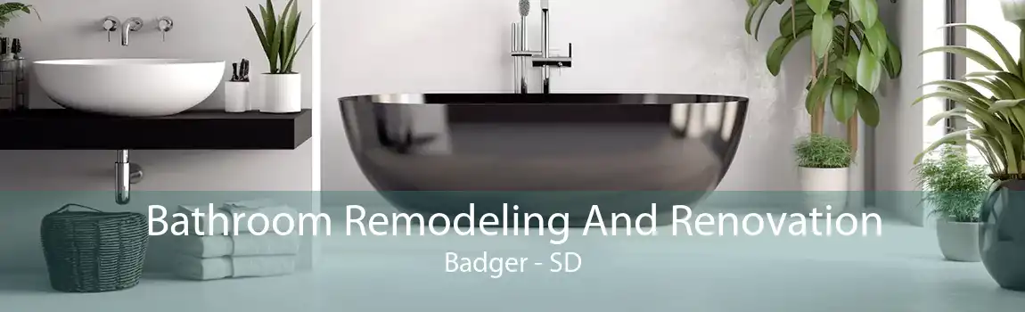 Bathroom Remodeling And Renovation Badger - SD