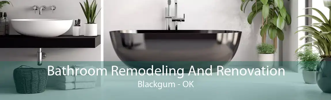 Bathroom Remodeling And Renovation Blackgum - OK