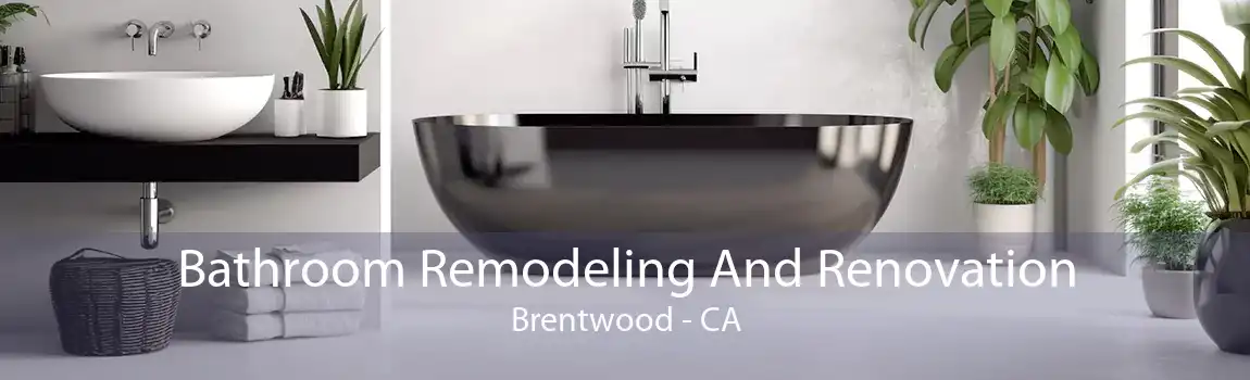 Bathroom Remodeling And Renovation Brentwood - CA