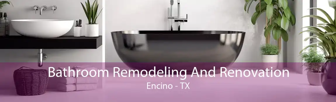 Bathroom Remodeling And Renovation Encino - TX