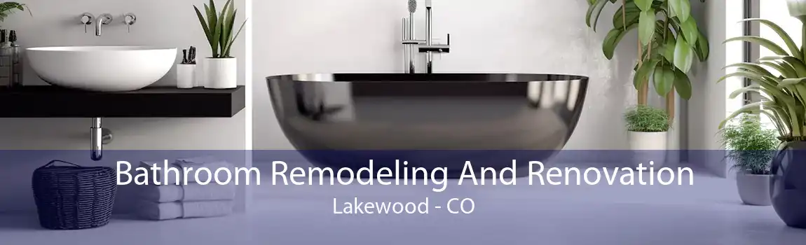 Bathroom Remodeling And Renovation Lakewood - CO