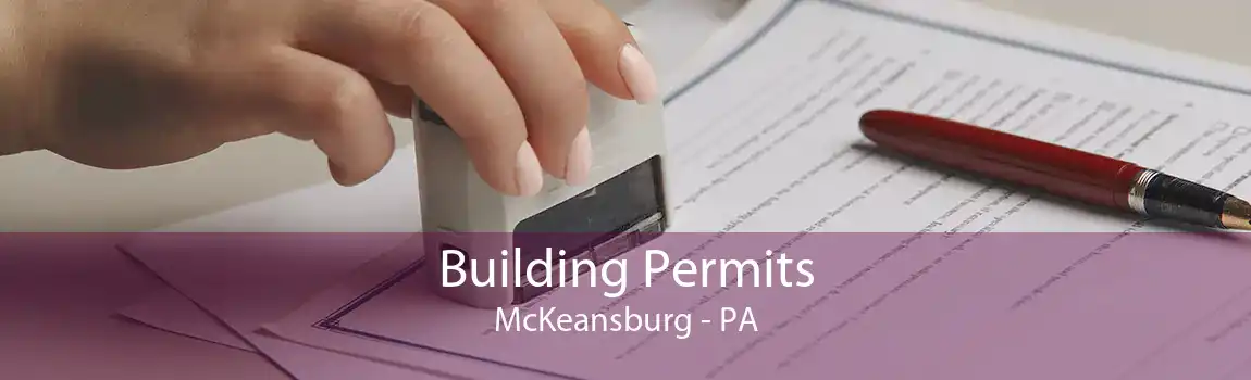 Building Permits McKeansburg - PA