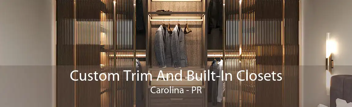 Custom Trim And Built-In Closets Carolina - PR