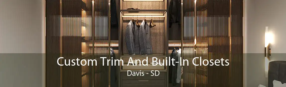 Custom Trim And Built-In Closets Davis - SD