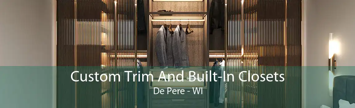 Custom Trim And Built-In Closets De Pere - WI