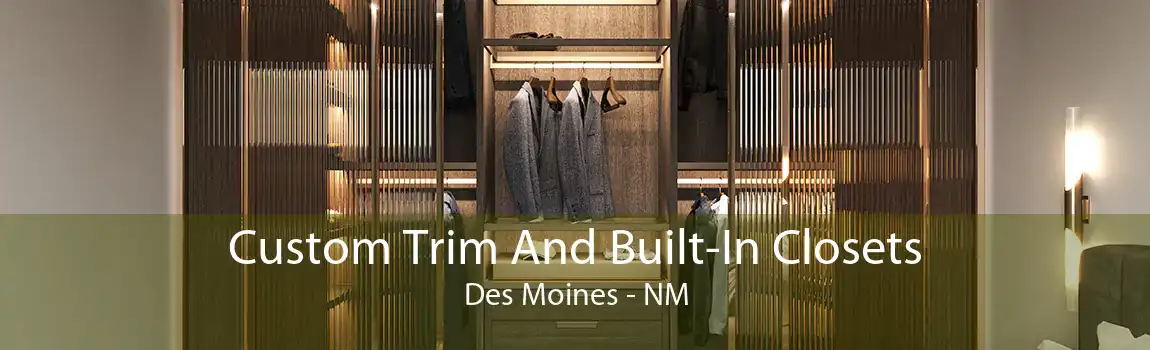 Custom Trim And Built-In Closets Des Moines - NM