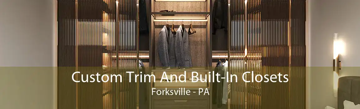 Custom Trim And Built-In Closets Forksville - PA