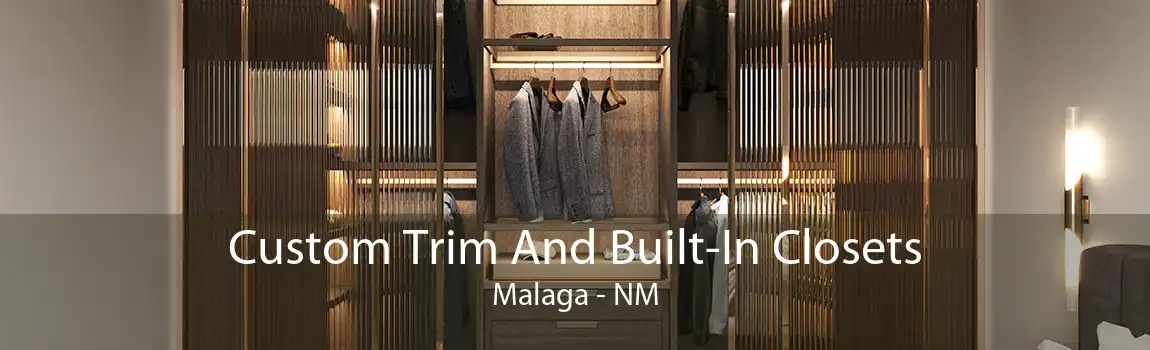 Custom Trim And Built-In Closets Malaga - NM