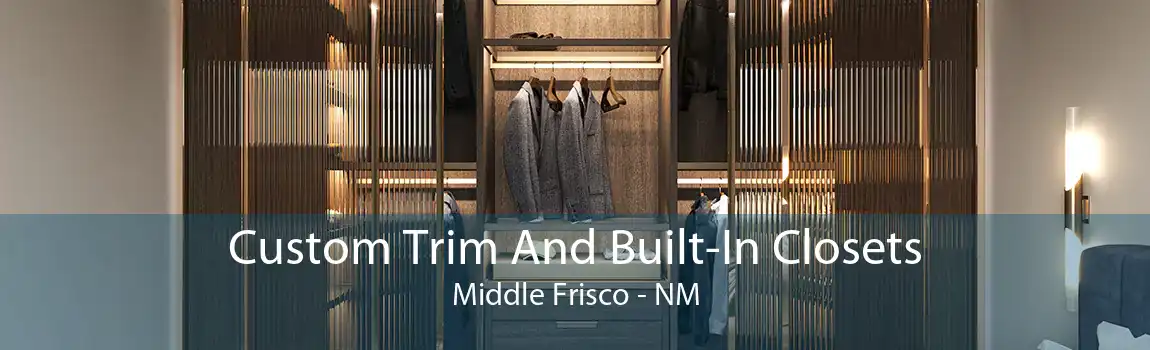 Custom Trim And Built-In Closets Middle Frisco - NM