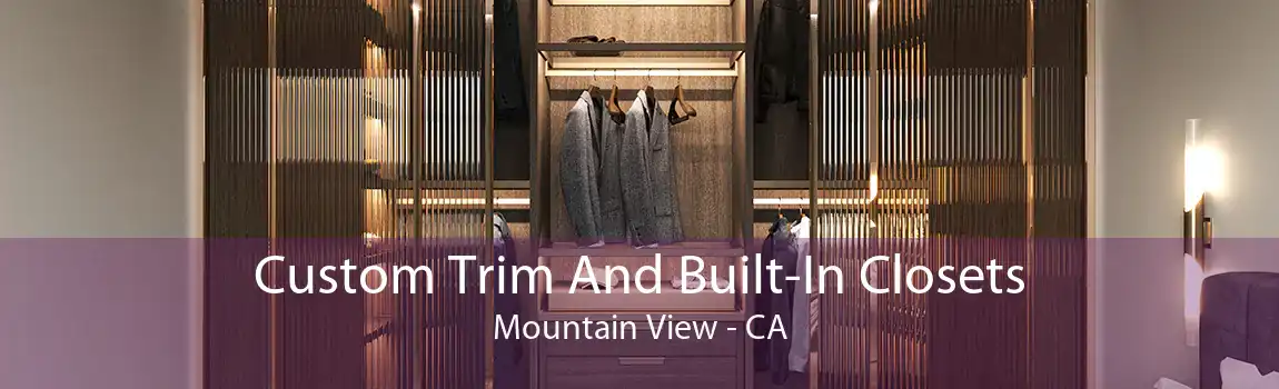 Custom Trim And Built-In Closets Mountain View - CA