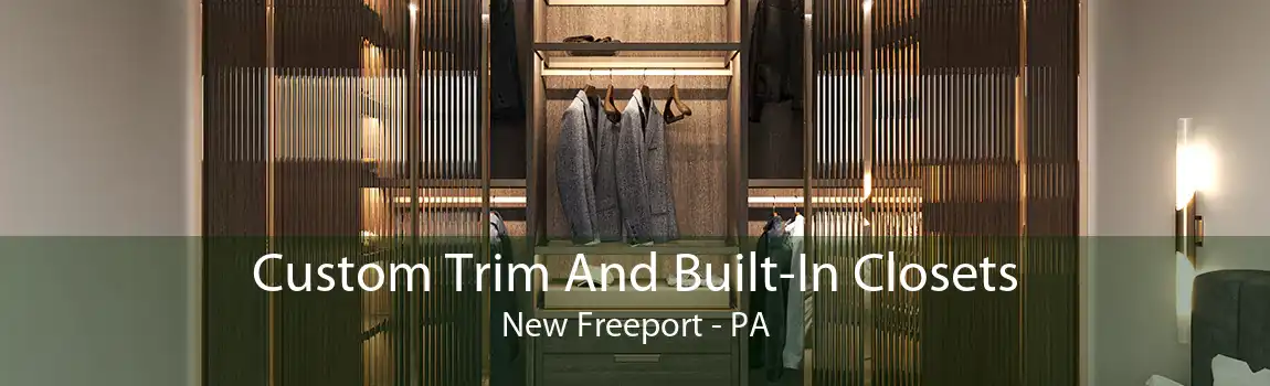 Custom Trim And Built-In Closets New Freeport - PA