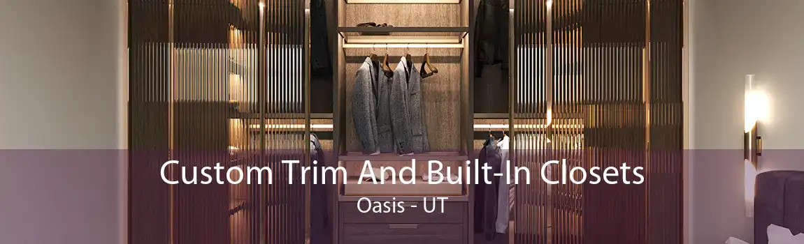 Custom Trim And Built-In Closets Oasis - UT