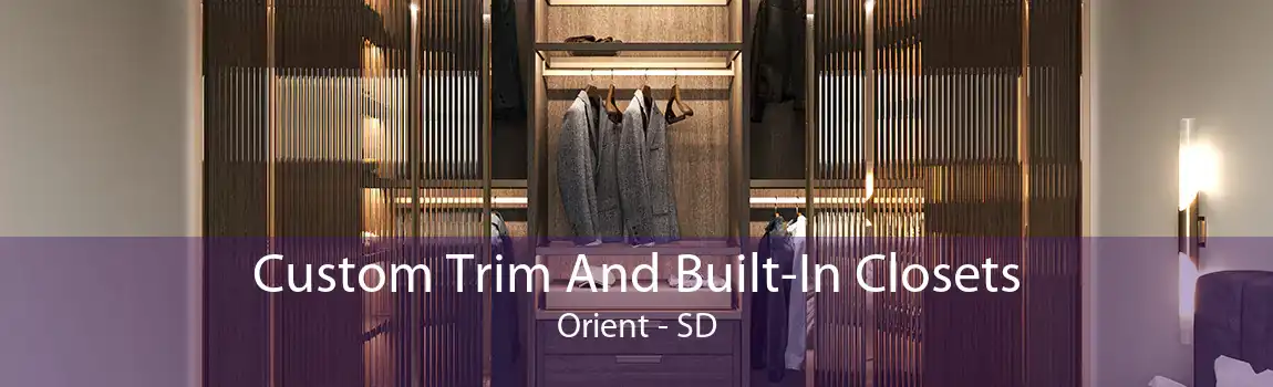 Custom Trim And Built-In Closets Orient - SD