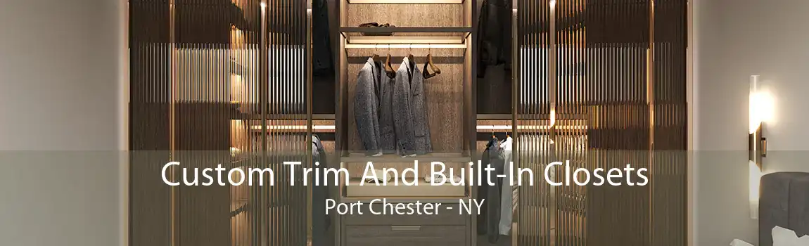 Custom Trim And Built-In Closets Port Chester - NY