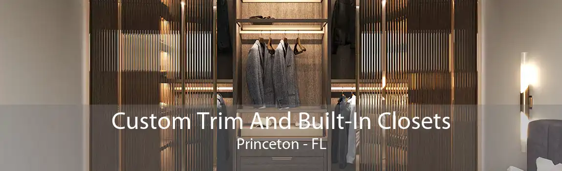 Custom Trim And Built-In Closets Princeton - FL