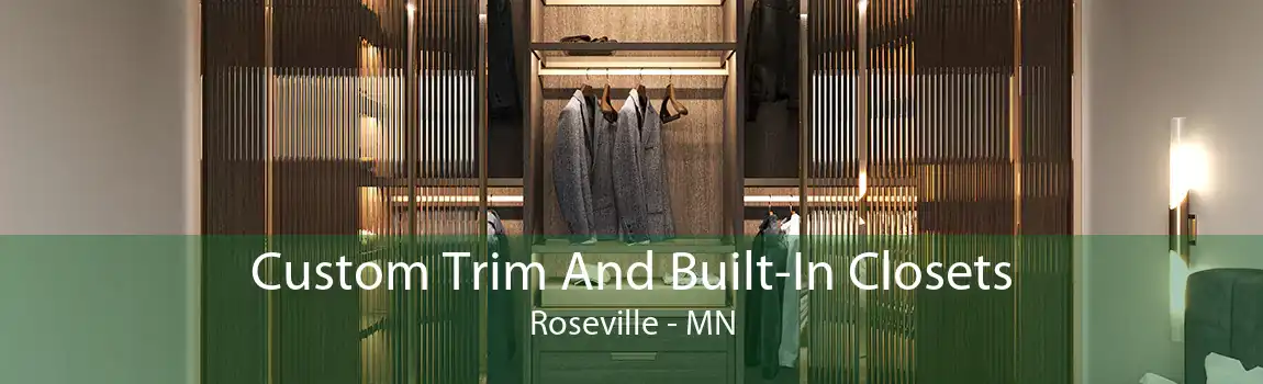 Custom Trim And Built-In Closets Roseville - MN