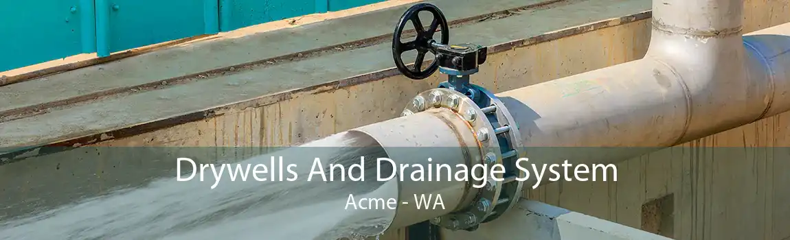 Drywells And Drainage System Acme - WA