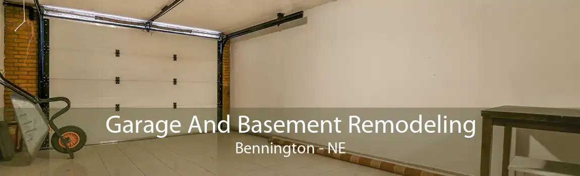 Garage And Basement Remodeling Bennington - NE