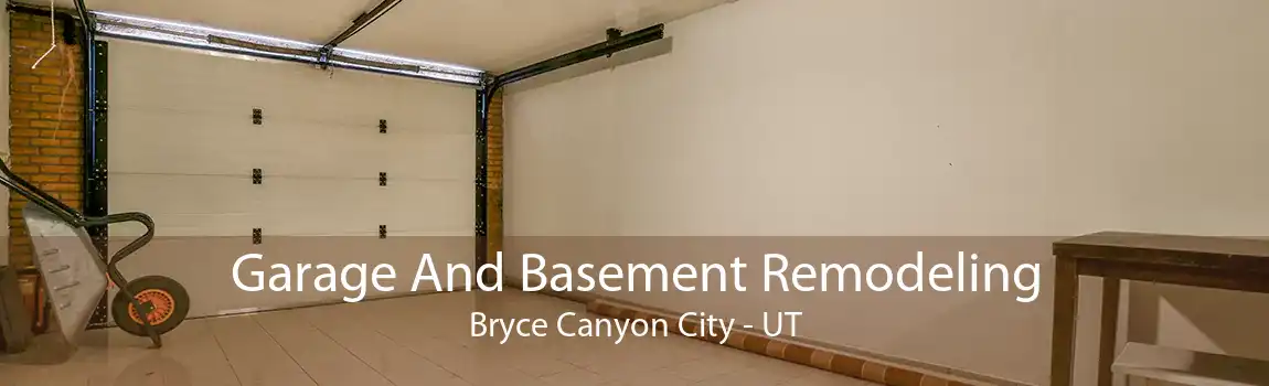  Garage And Basement Remodeling Bryce Canyon City - UT