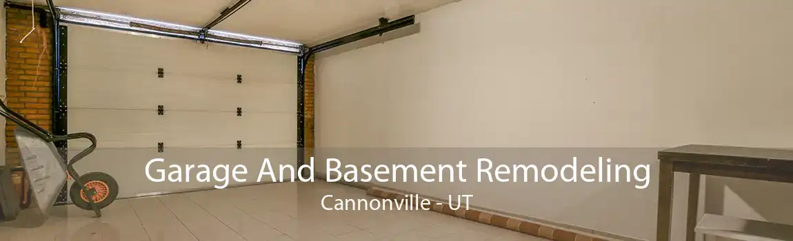 Garage And Basement Remodeling Cannonville - UT