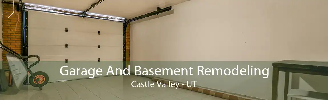 Garage And Basement Remodeling Castle Valley - UT