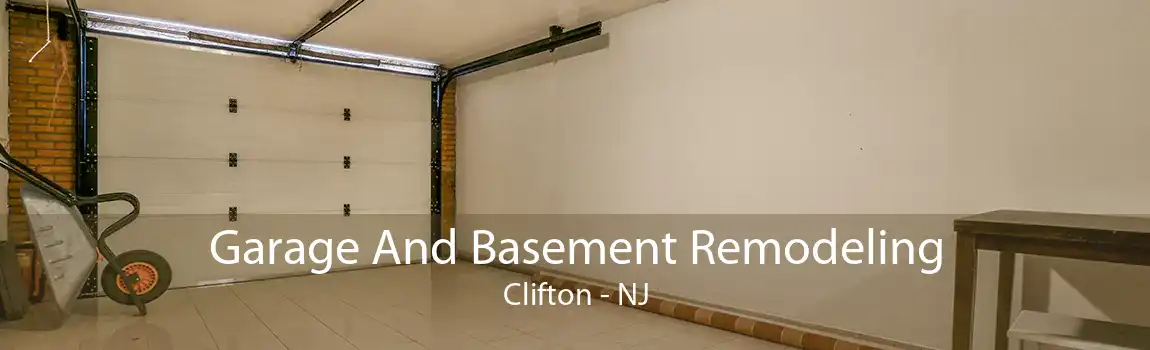 Garage And Basement Remodeling Clifton - NJ