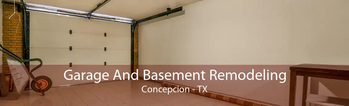 Garage And Basement Remodeling Concepcion - TX