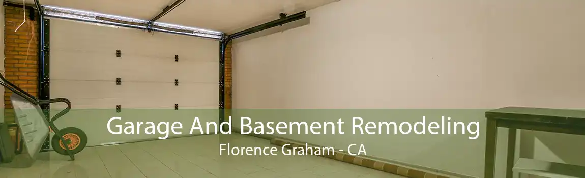 Garage And Basement Remodeling Florence Graham - CA