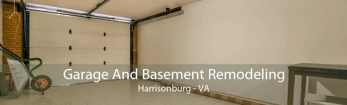 Garage And Basement Remodeling Harrisonburg - VA