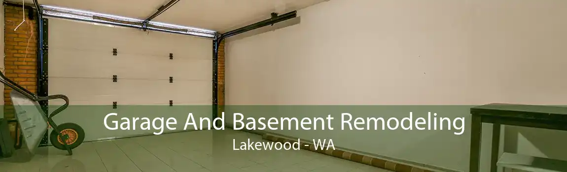 Garage And Basement Remodeling Lakewood - WA