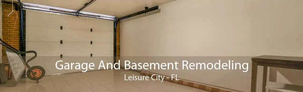 Garage And Basement Remodeling Leisure City - FL