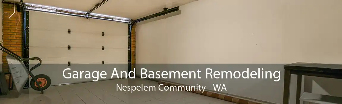 Garage And Basement Remodeling Nespelem Community - WA