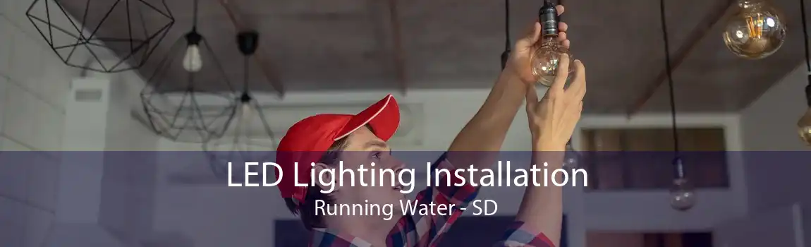 LED Lighting Installation Running Water - SD