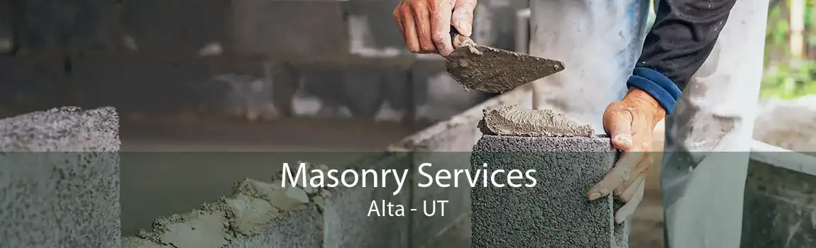  Masonry Services Alta - UT