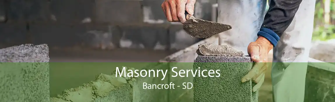 Masonry Services Bancroft - SD