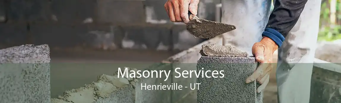 Masonry Services Henrieville - UT