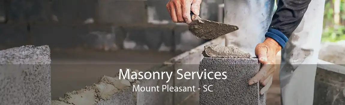 Masonry Services Mount Pleasant - SC