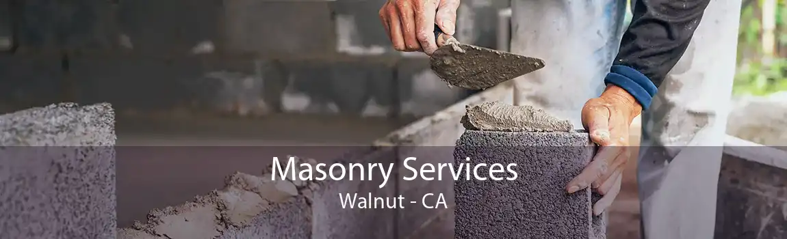 Masonry Services Walnut - CA