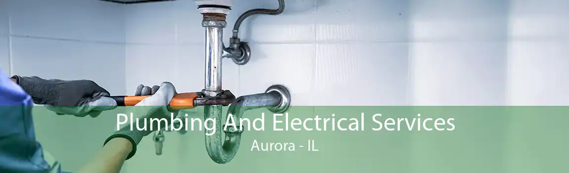 Plumbing And Electrical Services Aurora - IL