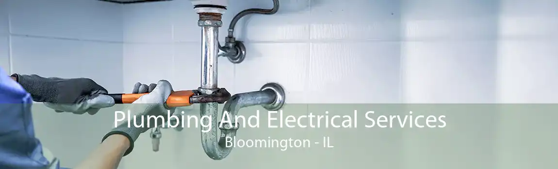 Plumbing And Electrical Services Bloomington - IL