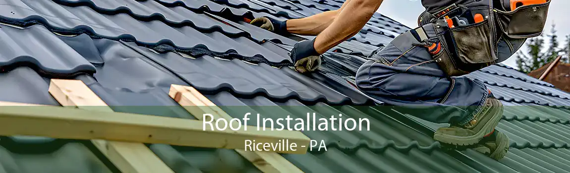  Roof Installation Riceville - PA