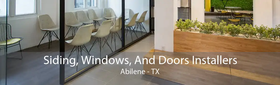 Siding, Windows, And Doors Installers Abilene - TX