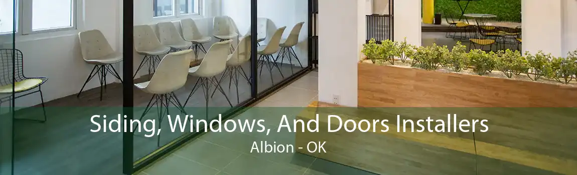 Siding, Windows, And Doors Installers Albion - OK