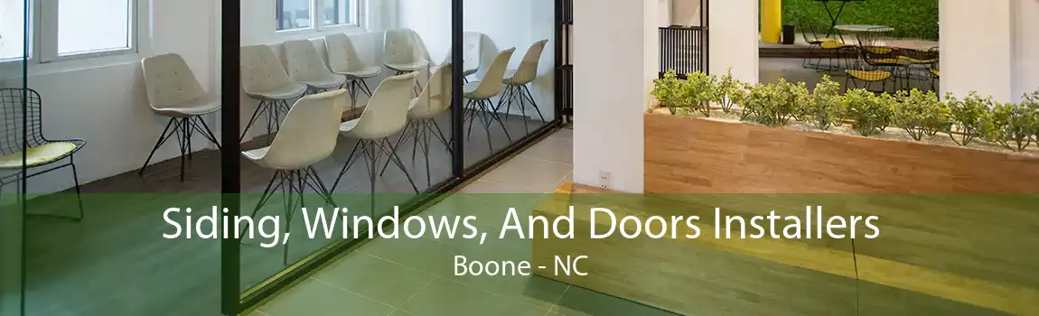 Siding, Windows, And Doors Installers Boone - NC