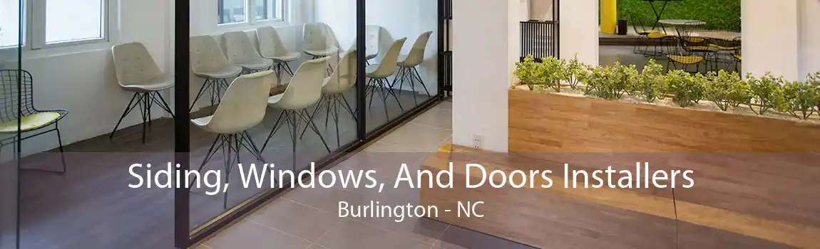 Siding, Windows, And Doors Installers Burlington - NC