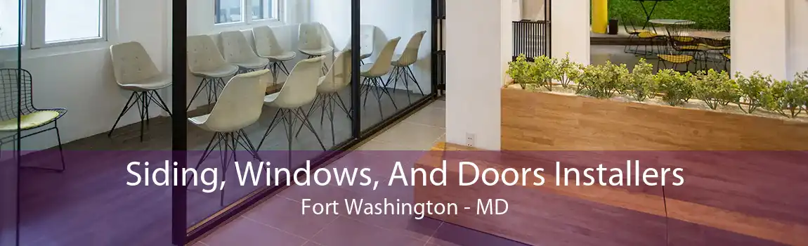 Siding, Windows, And Doors Installers Fort Washington - MD