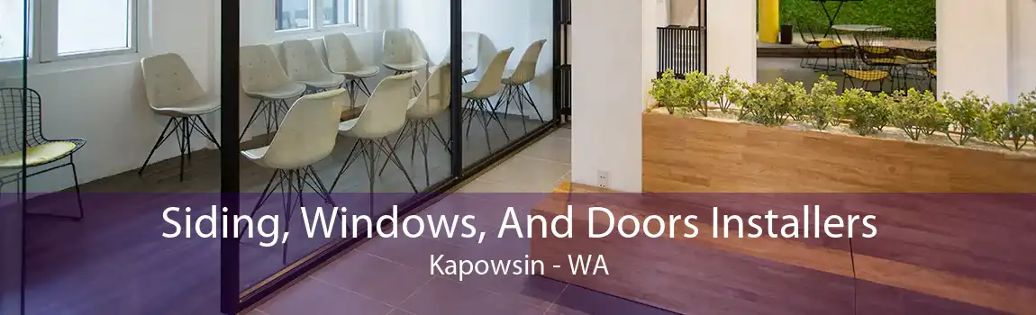 Siding, Windows, And Doors Installers Kapowsin - WA
