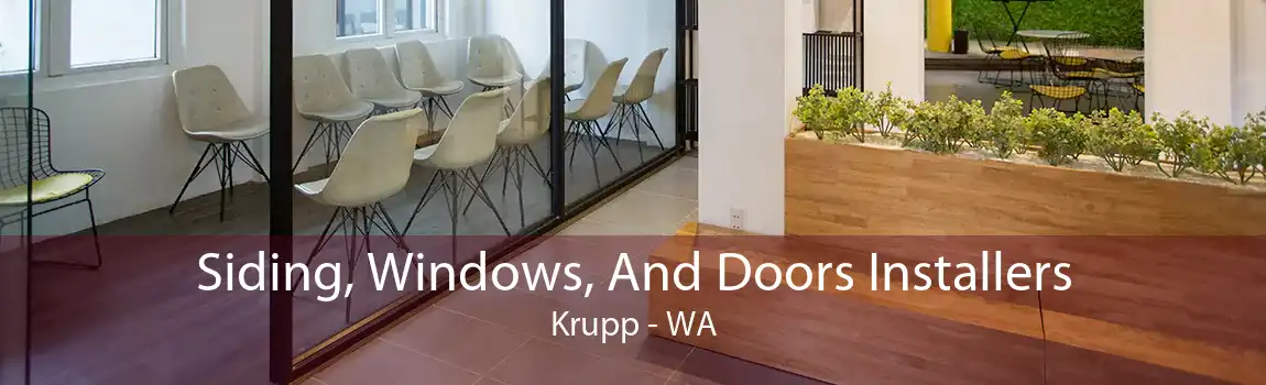 Siding, Windows, And Doors Installers Krupp - WA