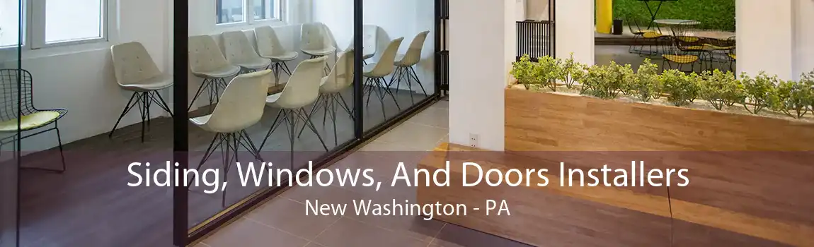 Siding, Windows, And Doors Installers New Washington - PA