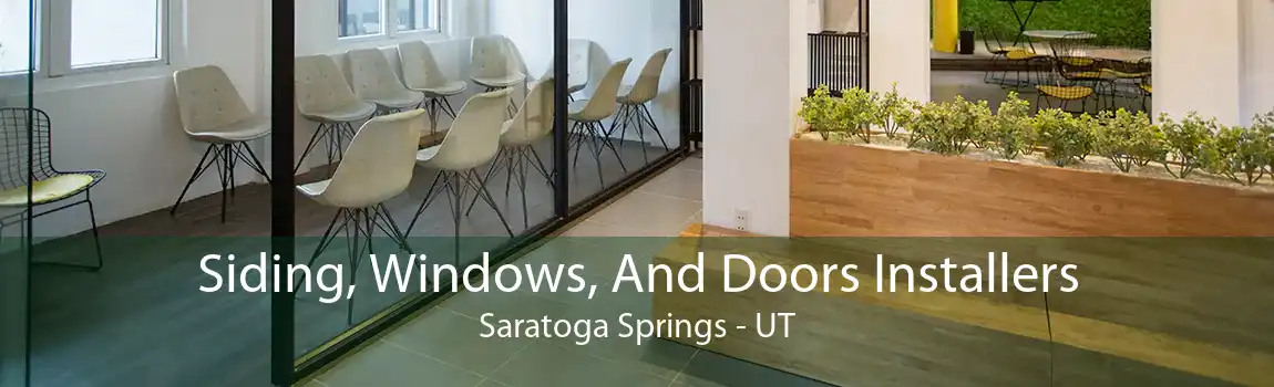 Siding, Windows, And Doors Installers Saratoga Springs - UT